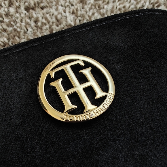 Tommy Hilfiger Babette Black Suede Quilted Rain Boot 9M - Picture 7 of 8